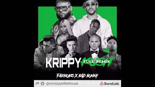 KRIPPY KUSH FULL REMIX  Farruko amp Bad Bunny feat Varios Artistas [upl. by Corabella368]