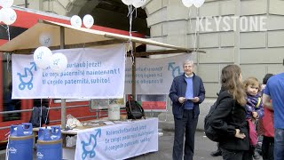 Die Volksinitiative für einen Vaterschaftsurlaub ist lanciert  Travail Suisse  Initiative [upl. by Indira]