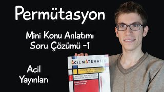 Permütasyon 1  Acil Yayınları Soru Çözümü Konu Özetli [upl. by Dulcie]