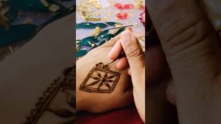 Stylish and simple henna design mehndidesign  henna  shortsviral  shortsfeed  lizamehndi [upl. by Ytissac]