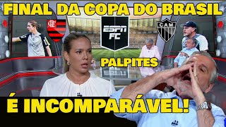 PALPITES FLAMENGO x ATLÉTICOMG FINAL DA COPA DO BRASIL [upl. by Adnamor]