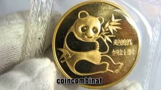 Panda Gold China 1982 RARE COIN [upl. by Gibrian561]