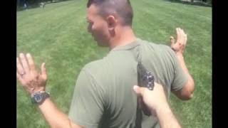 Marines punch kick disarm and throw during MCMAP demo  Marine Week St Louis [upl. by Lareine]