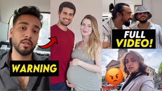 Elvish Yadav WARNING to Dhruv Rathee😳 CarryMinati amp Ajaz Khan’s Full Video Jiya Shankar ANGRY [upl. by Leventis]