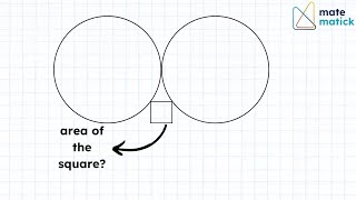 Finding the area of the Square Between Two Circles [upl. by Justicz258]