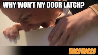 How to Shim a Door so it Latches [upl. by Okemak249]