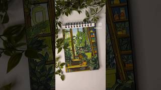 Ghibli inspired Gouache painting gouachepalette gouachepaint gouache art gouache [upl. by Anaicilef]