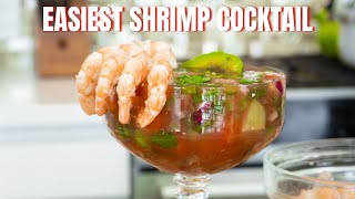 How to make MexicanStyle Shrimp Cocktail EASY [upl. by Yltneb]