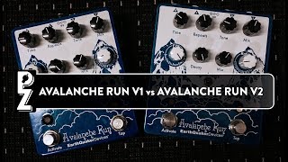 EarthQuaker Devices Avalanche Run V1 versus Avalanche Run V2 [upl. by Yawnoc125]