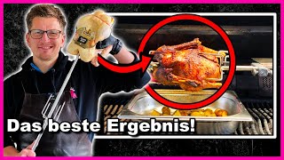 100  GARANTIE So GELINGT die ENTE vom Drehspieß  SonntagsBBQ [upl. by Lucius]