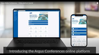 Argus Media Conferences – Online platform tutorial [upl. by Otrebmuh]