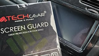 Anti glare screen protector for android headunit Eonon Q53pro [upl. by Scotney544]