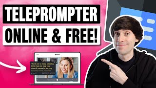 Online Teleprompter for Video  FREE Never forget your script again [upl. by Oisangi]