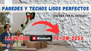 Paredes lisas y perfectas Lijadora de pared Einhell TEDW 225 X La lijadora jirafa más barata [upl. by Broome]