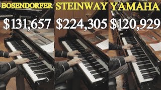 Can You Hear The Difference Between a Steinway Yamaha and Bosendorfer [upl. by Dorran]