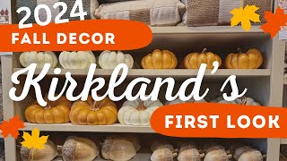 🍂First look at KIRKLANDS FALL 2024 DECOR🍁 FALL PREVIEW  Shop with ME [upl. by Earvin]