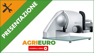 Affettatrice da 170 mm GRAEF CLASSIC C20 silver presentazione [upl. by Cirri]