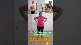 Workout for arms shoulder back fat amp bra Bulges 💪 shorts motivation youtubeshorts trending [upl. by Akemat]