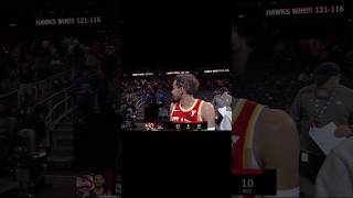 Trae Young mocks Knicks fans 😲 nba highlights atlanta [upl. by Ainaj]