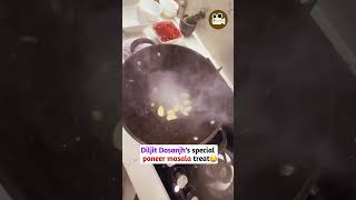 Dont miss diljitdosanjhs special paneer masala treat  🤤 [upl. by Schuman439]