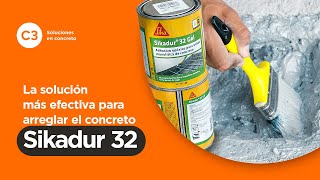 Sikadur 32 La solución más efectiva para reparar el concreto 🟠 [upl. by Sturdivant]