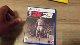 NBA 2K25 PS5 Unboxing [upl. by Ellinad]