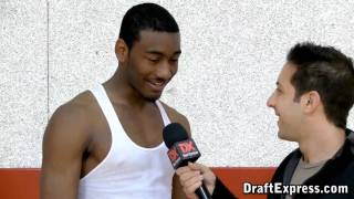 DraftExpress Exclusive John Wall PreDraft Interview amp Workout Footage [upl. by Ennaeel]