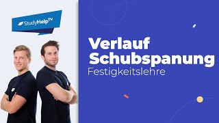 Schubspannung infolge Querkraft  z mal h Linie 2 Technische Mechanik StudyHelp [upl. by Yekcaj]