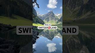 Is This The Most Epic Place on Earth 😍 switzerland travel nature [upl. by Cowie]