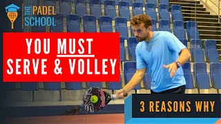 How amp Why to SERVE amp VOLLEY Padel Tactics [upl. by Susie697]