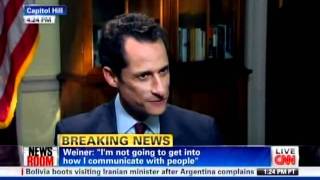 Weiner Takes on Blitzer over Weinergate [upl. by Kirsten124]