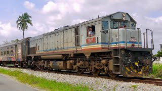 Trainspotting At KG Palekbang amp Wakaf Bharu [upl. by Akenahs]