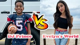 Evelyns World VS DJ Prince Transformation  From Baby To Now Years Old [upl. by Yarrum]