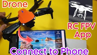 RC FPV App Connect To Phone  Drone Connect To Phone  rc fpv app  drone connect to mobile phone [upl. by Oria529]