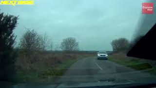 Dashcam footage of the Kingswinford plane crash on Doctors Lane [upl. by Ylac]