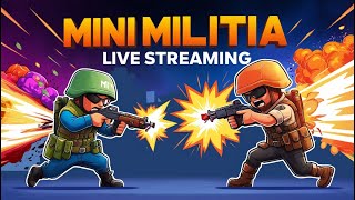 Mini Militia Da2 Live Stream 🔥 The Human Gaming live [upl. by Gwyn246]