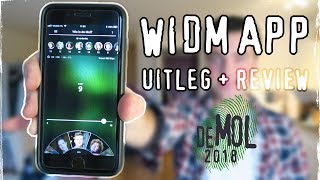 WIDM app uitleg  review  Wie is de Mol 2018 [upl. by Bunce]