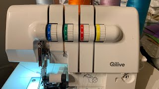 Serger Machine Demo [upl. by Arhsub354]