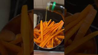 Pommes 🍟 aus Karotten 🥕 schnellerezepte abnehmrezepte [upl. by Lull]