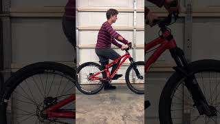 Slopestyle Bike Suspension Test [upl. by Drofub]