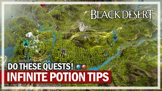 Updated Beginner Tips to the Infinite Potions  Black Desert [upl. by Belva183]