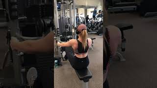 Seated Cable WIDEGrip Row mid back amp posture muscles [upl. by Yeldud]