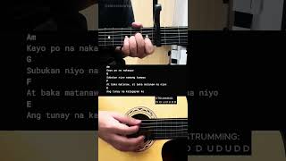 Upuan  Gloc 9 ft Jeazell Grutas  Easy Guitar Chords Tutorial For Beginners guitarlesson [upl. by Gluck]