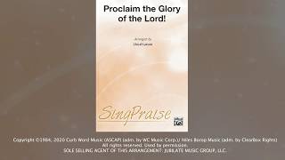 PROCLAIM THE GLORY OF THE LORD Digital Reading Session [upl. by Marvin]