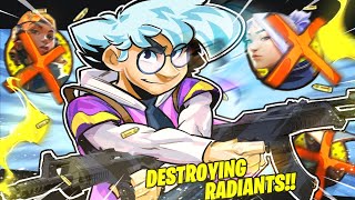 SEN TenZ CASUALLY DESTROYING RADIANTS [upl. by Eanore369]