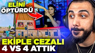 EKİPLE EL ÖPTÜRME CEZALI 4 VS 4 😂 YOUTUBERLARIN HARİTALARINI DENEDİK  PUBG MOBILE [upl. by Limaj278]