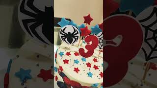 Customized SpiderMan theme cakes flavourschocolate Lotus biscuit cake cakebarbiecake lovecakeche [upl. by Yruam]