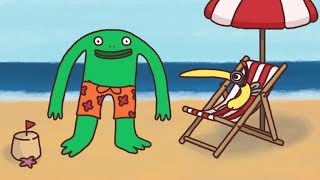 Mr Frog at the Beach  SMILING FRIENDS [upl. by Latimore]