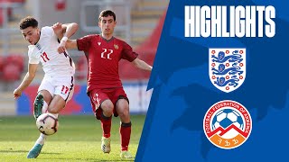 England U19 40 Armenia U19  Edozies Sublime Finish Seals Young Lions Win  Highlights [upl. by Alyled]