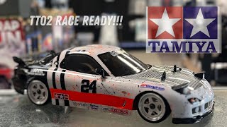 Tamiya TT02 race prep for club racing The lap factory [upl. by Holbrook]